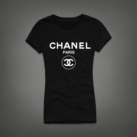 t shirt chanel nera